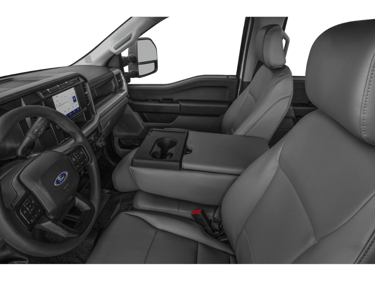 2026 Ford Super Duty F-250 SRW XL - Interior Driver's Side with Door Open, Front Seat Feature
