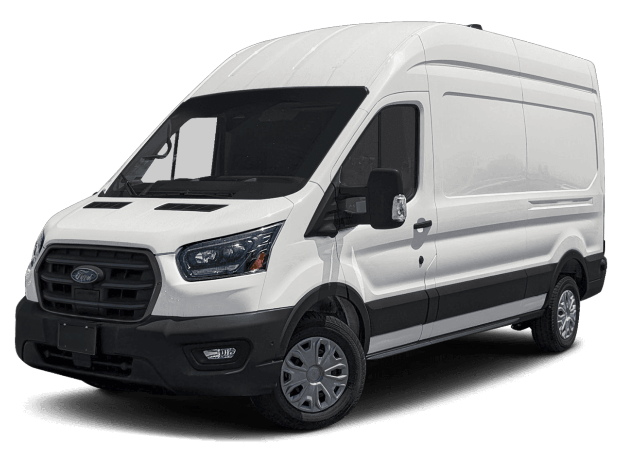 2026 Ford E-Transit Cargo Van T-350 - Front 3/4, facing to the left