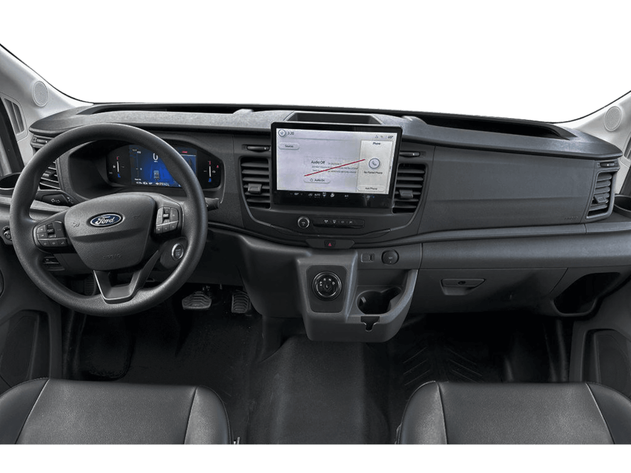 2026 Ford E-Transit Cargo Van T-350 - Interior Full Dash Basic