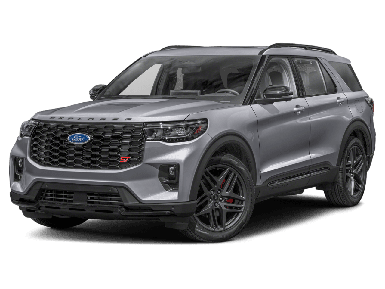 2026 Ford Explorer ST - Front 3/4, facing to the left