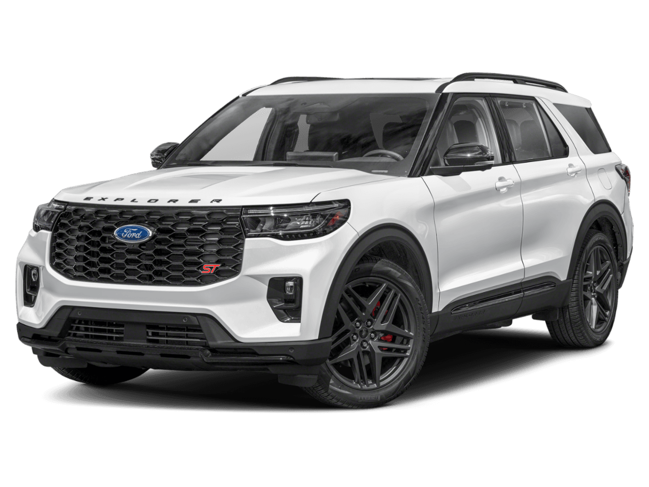 2026 Ford Explorer ST - Front 3/4, facing to the left
