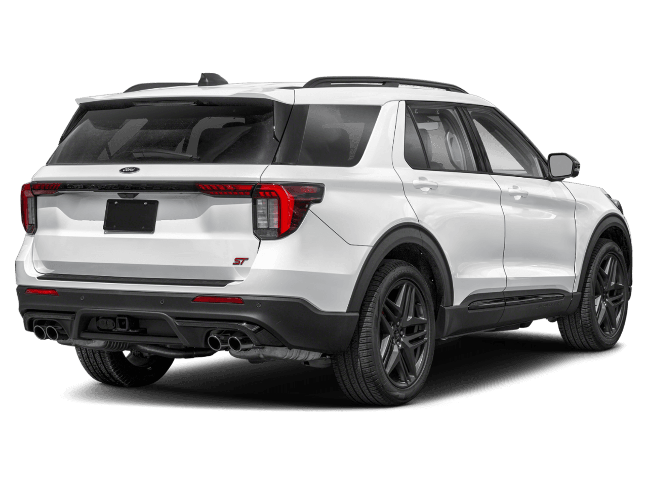 2026 Ford Explorer ST - Rear 3/4, facing to the right