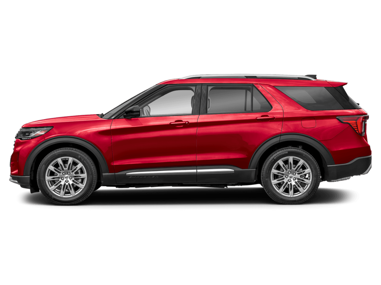 2026 Ford Explorer Platinum - Profile, facing to the left