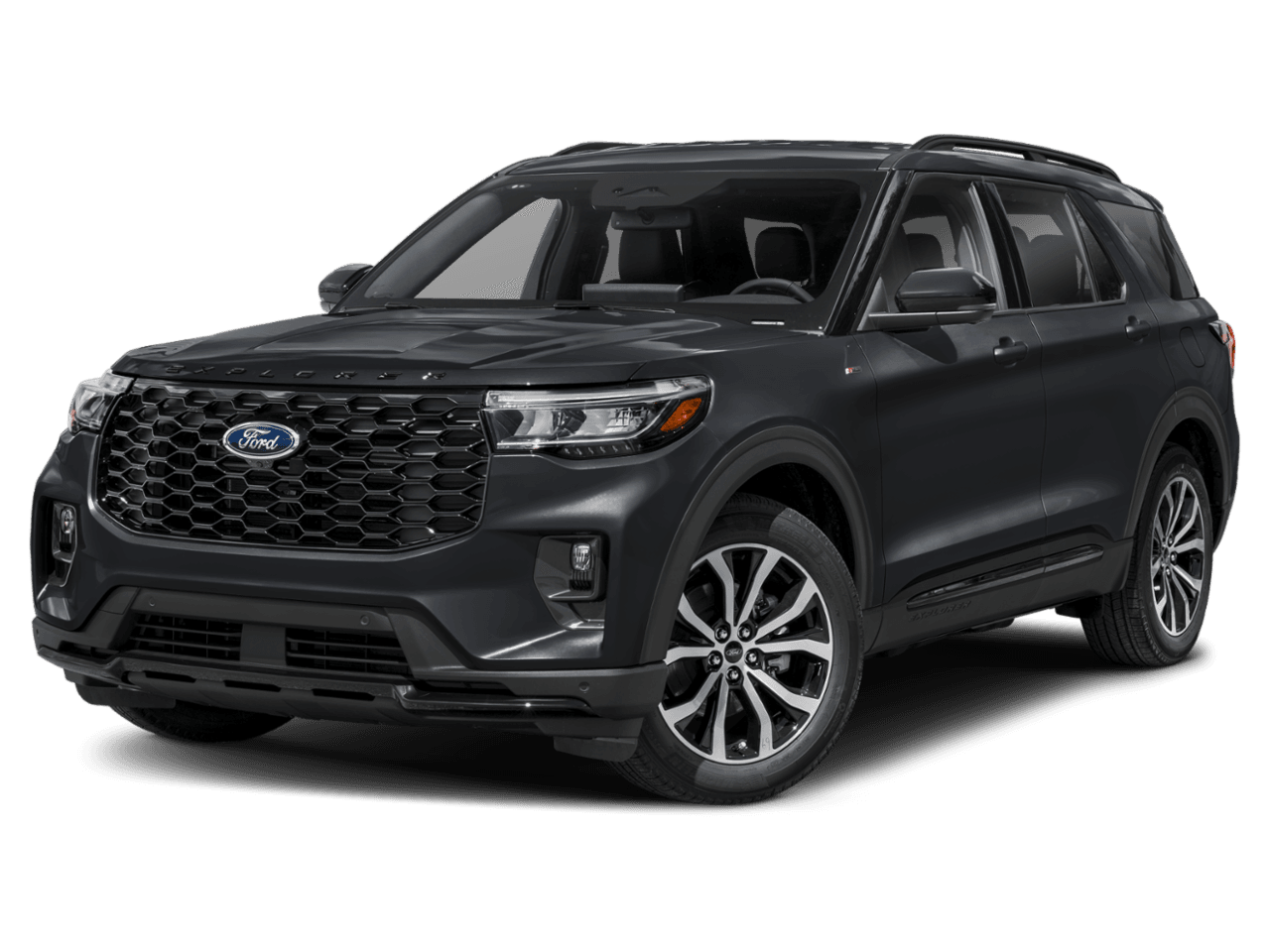 2026 Ford Explorer ST-Line - Front 3/4, facing to the left