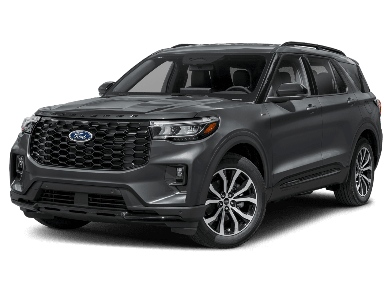 2026 Ford Explorer ST-Line - Front 3/4, facing to the left