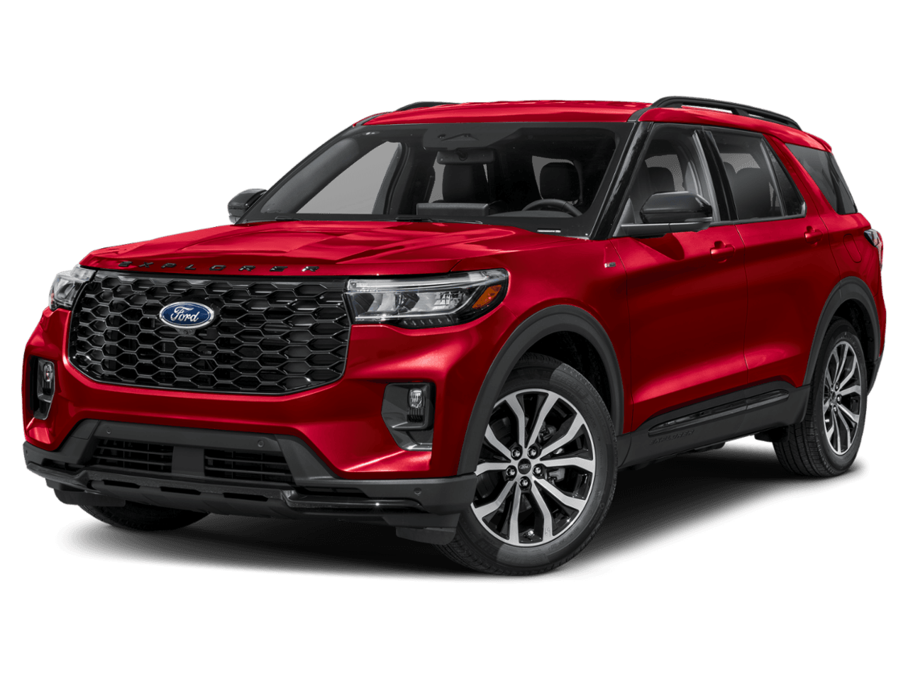 2026 Ford Explorer ST-Line - Front 3/4, facing to the left