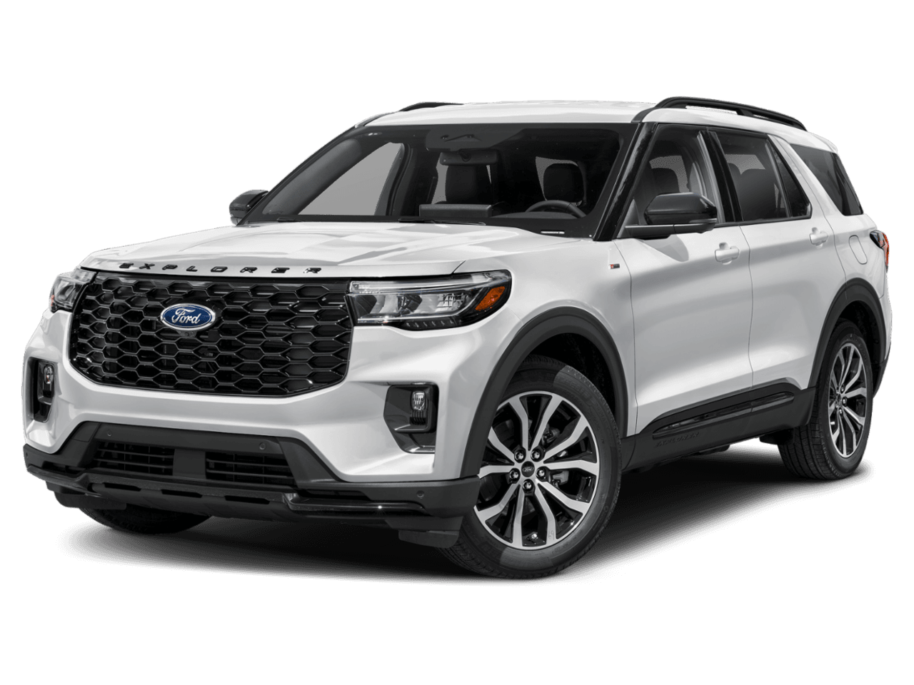 2026 Ford Explorer ST-Line - Front 3/4, facing to the left