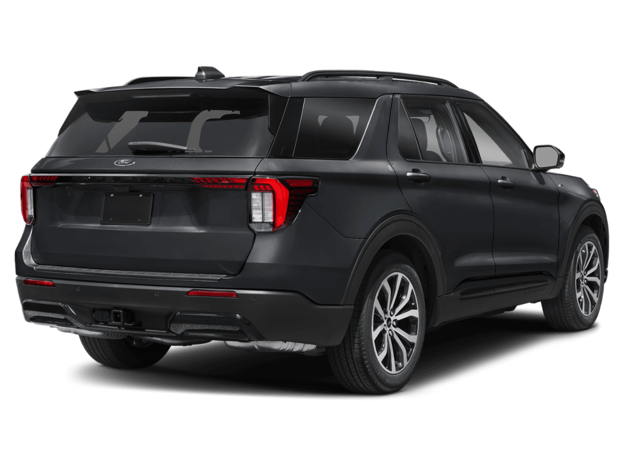 2026 Ford Explorer ST-Line - Rear 3/4, facing to the right