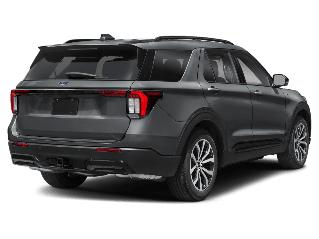 2026 Ford Explorer ST-Line - Rear 3/4, facing to the right