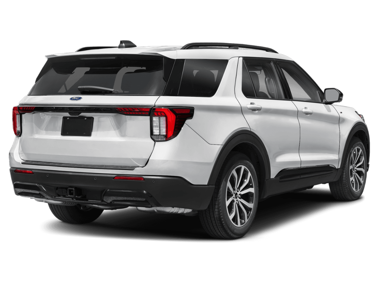 2026 Ford Explorer ST-Line - Rear 3/4, facing to the right