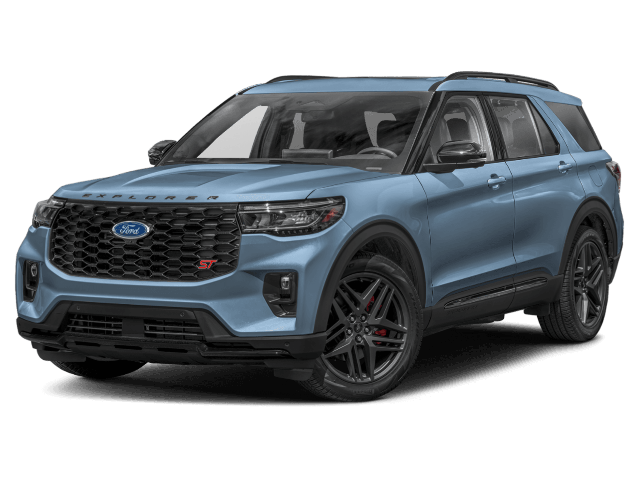 2026 Ford Explorer ST - Front 3/4, facing to the left