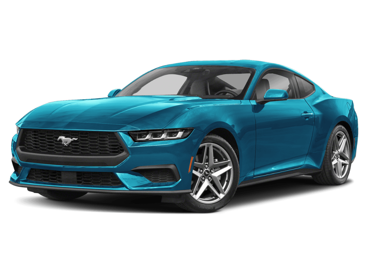 2026 Ford Mustang EcoBoost - Front 3/4, facing to the left