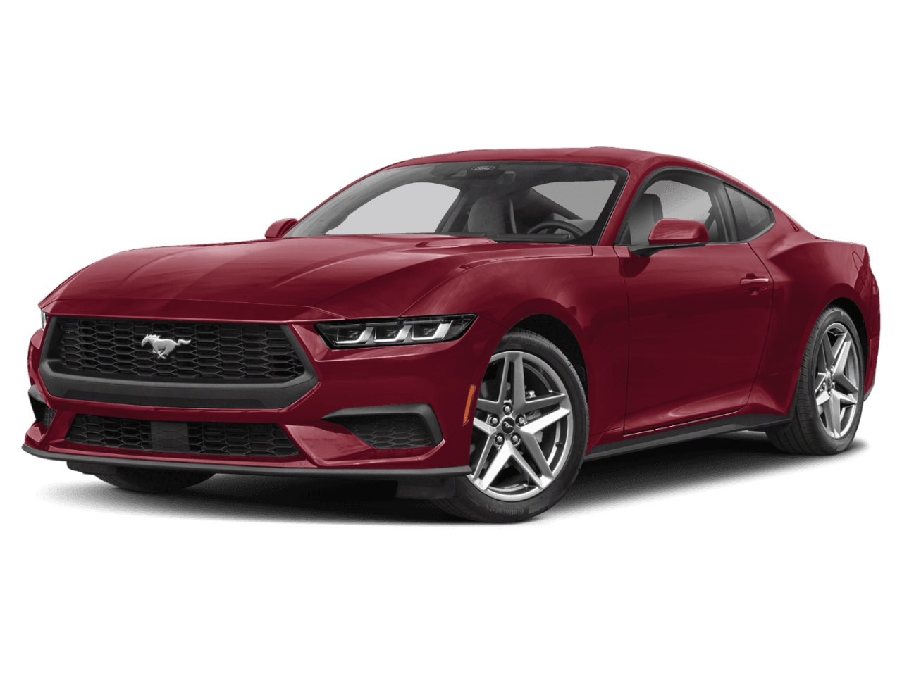 2026 Ford Mustang EcoBoost - Front 3/4, facing to the left