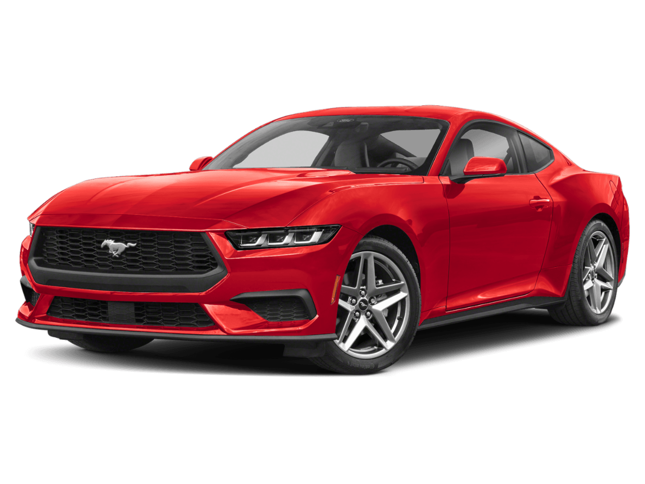 2026 Ford Mustang EcoBoost - Front 3/4, facing to the left