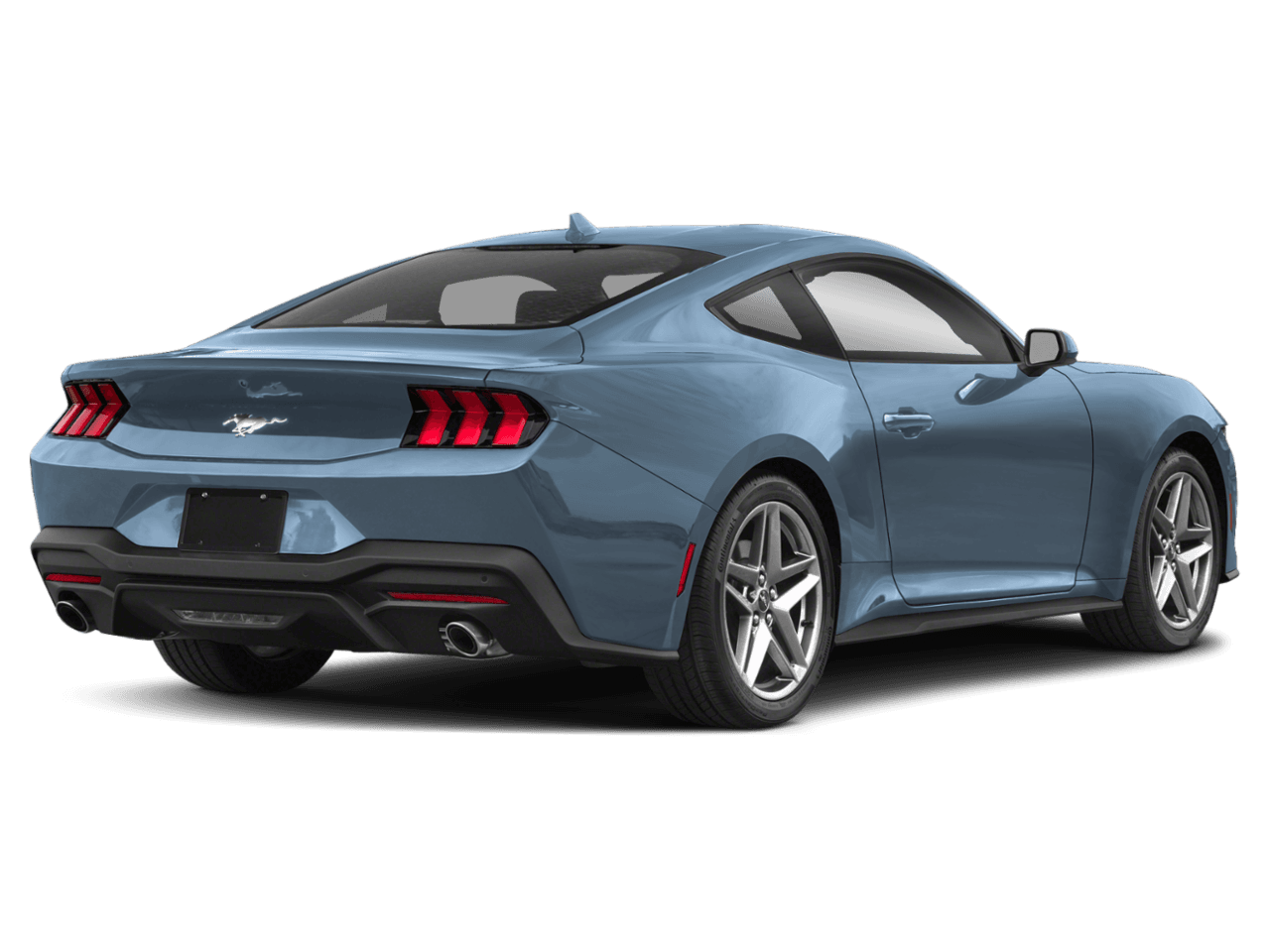 2026 Ford Mustang EcoBoost - Rear 3/4, facing to the right