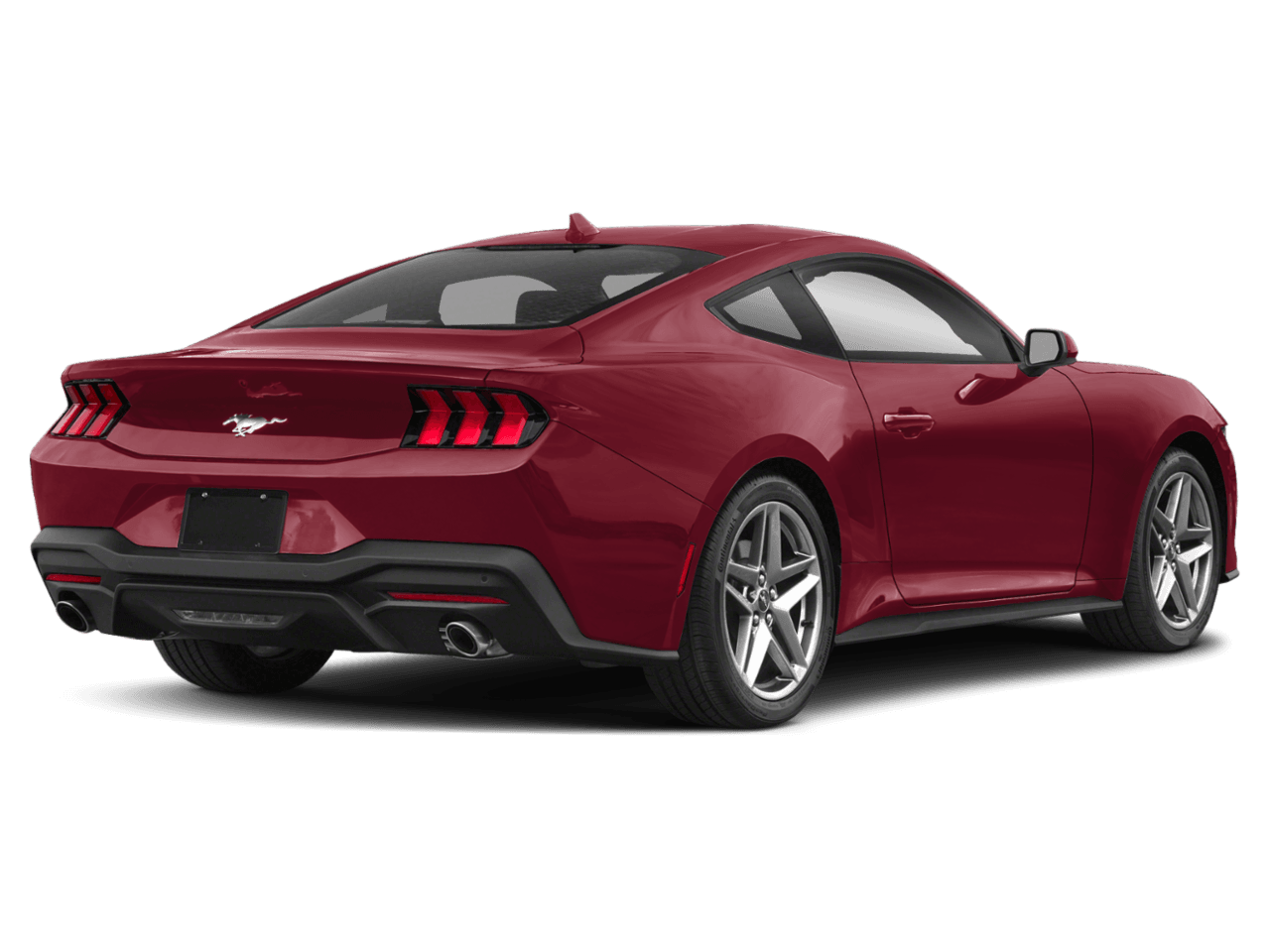 2026 Ford Mustang EcoBoost - Rear 3/4, facing to the right