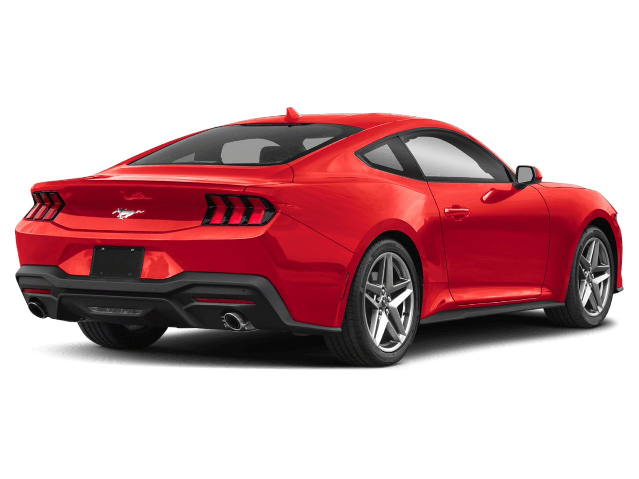 2026 Ford Mustang EcoBoost - Rear 3/4, facing to the right