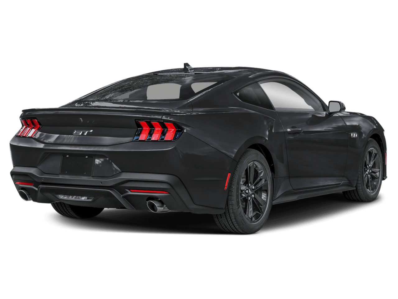 2026 Ford Mustang GT - Rear 3/4, facing to the right