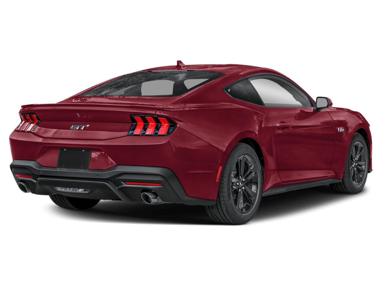 2026 Ford Mustang GT - Rear 3/4, facing to the right