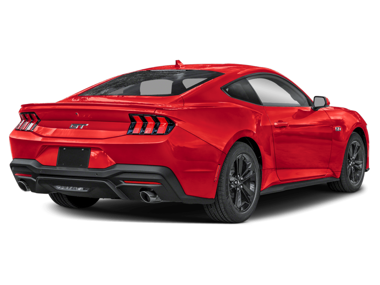 2026 Ford Mustang GT - Rear 3/4, facing to the right
