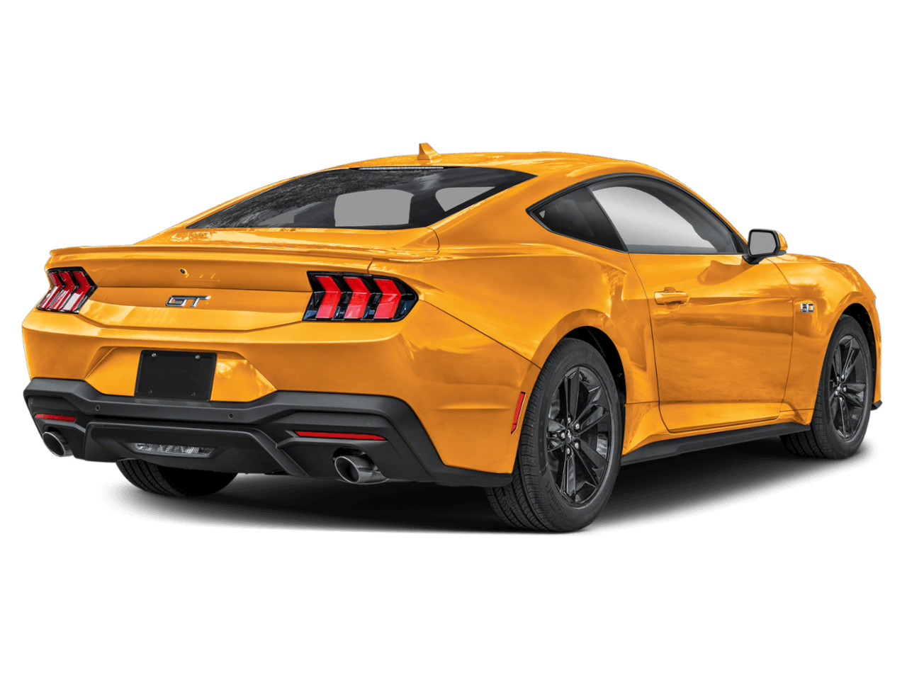 2026 Ford Mustang GT - Rear 3/4, facing to the right