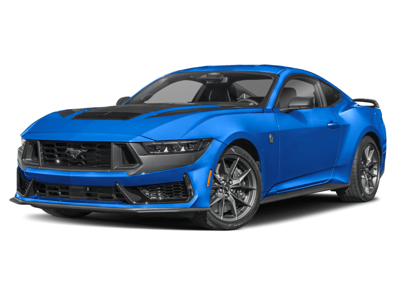 2026 Ford Mustang Dark - Front 3/4, facing to the left