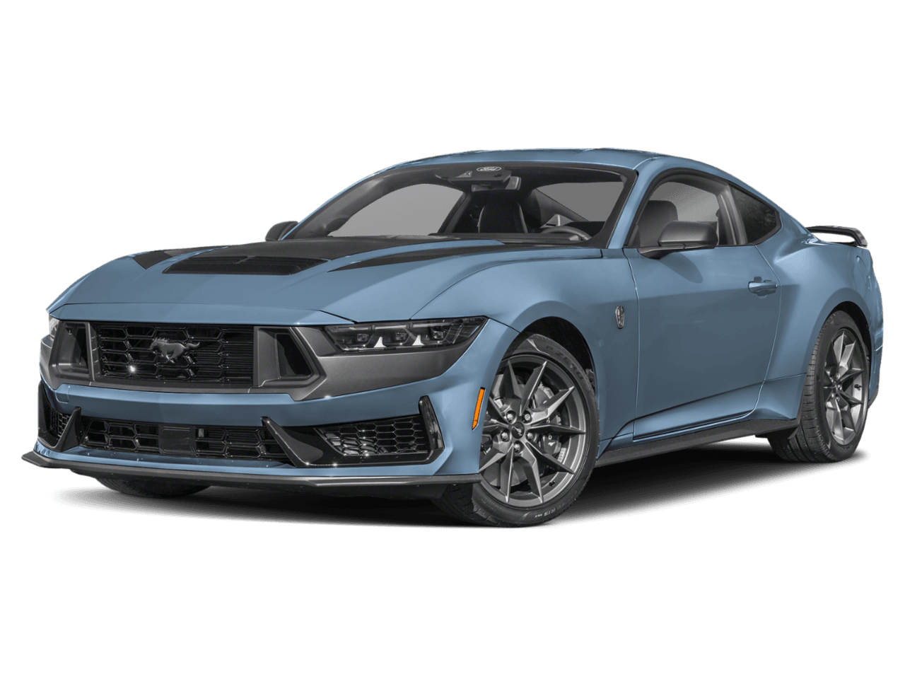 2026 Ford Mustang Dark - Front 3/4, facing to the left