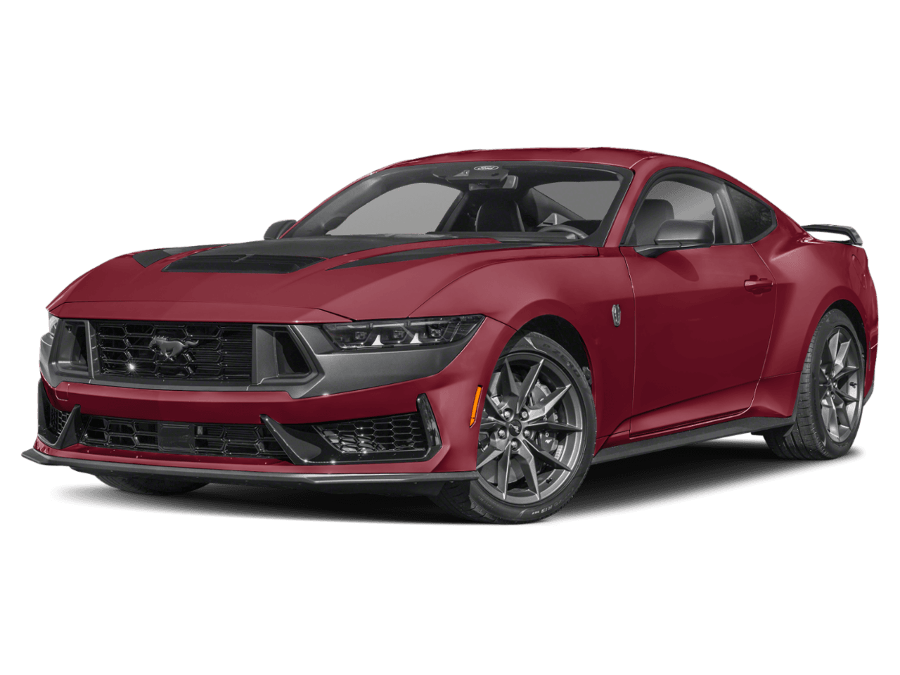 2026 Ford Mustang Dark - Front 3/4, facing to the left