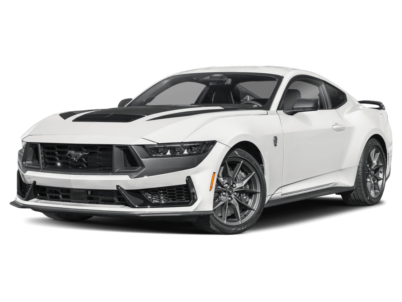 2026 Ford Mustang Dark - Front 3/4, facing to the left