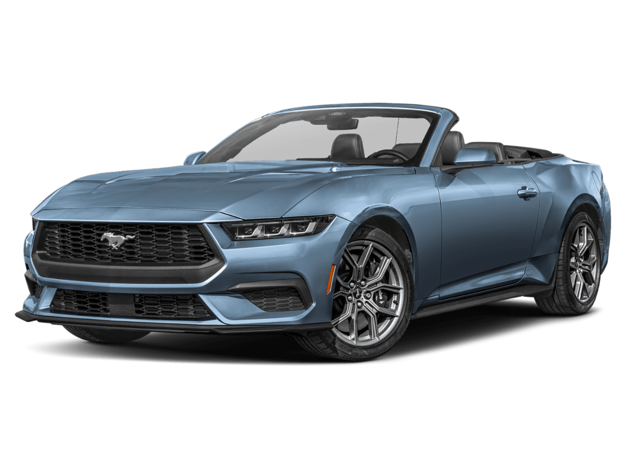 2026 Ford Mustang EcoBoost - Front 3/4, facing to the left