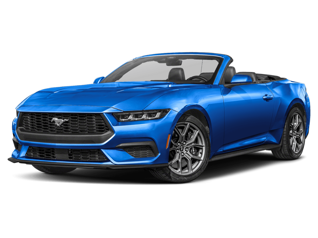 2026 Ford Mustang EcoBoost - Front 3/4, facing to the left