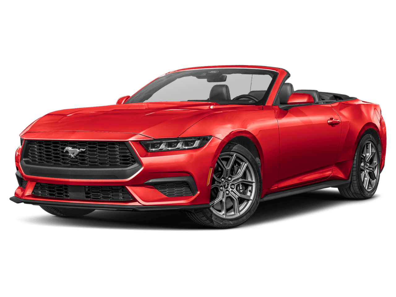 2026 Ford Mustang EcoBoost - Front 3/4, facing to the left