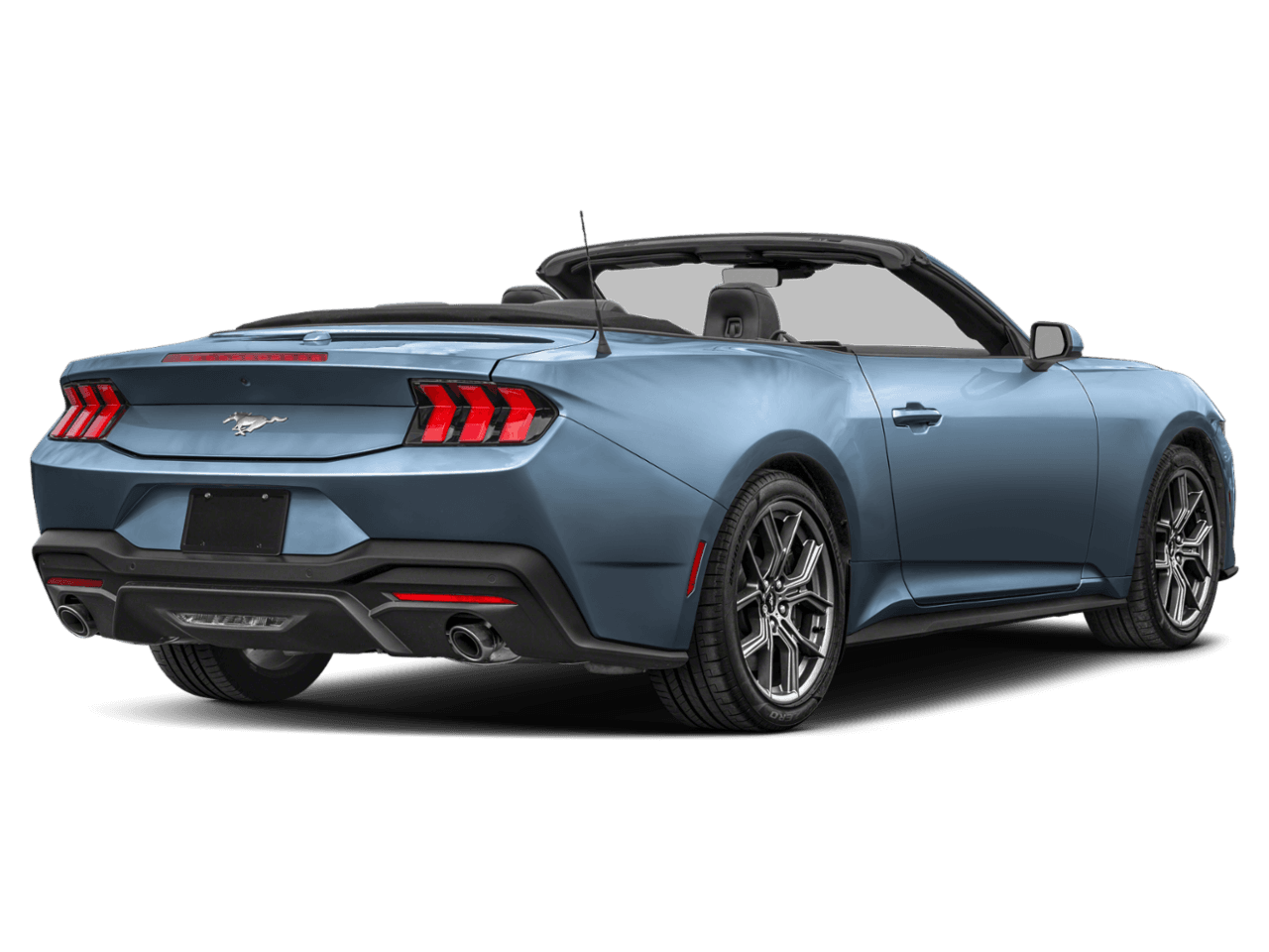 2026 Ford Mustang EcoBoost - Rear 3/4, facing to the right
