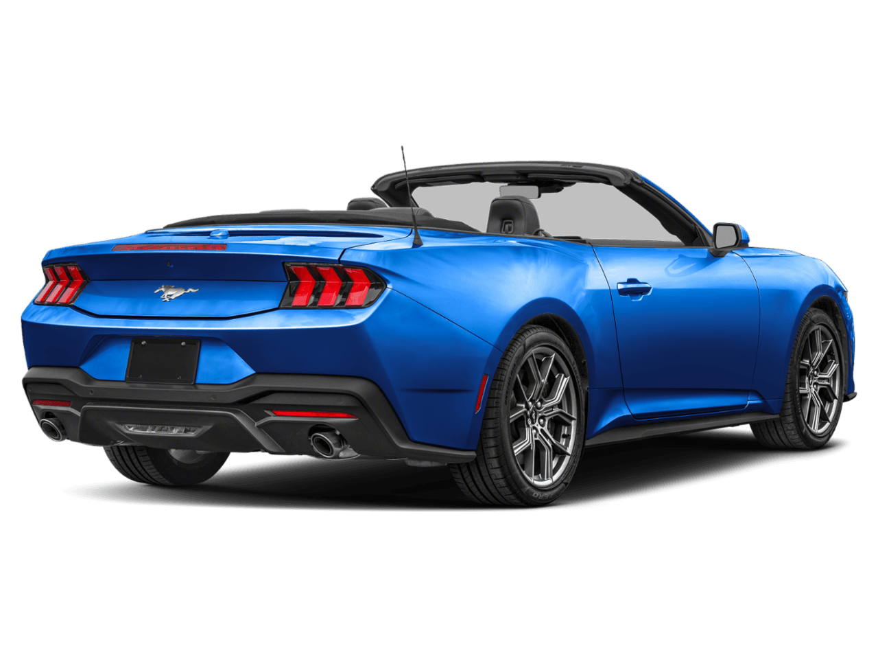 2026 Ford Mustang EcoBoost - Rear 3/4, facing to the right