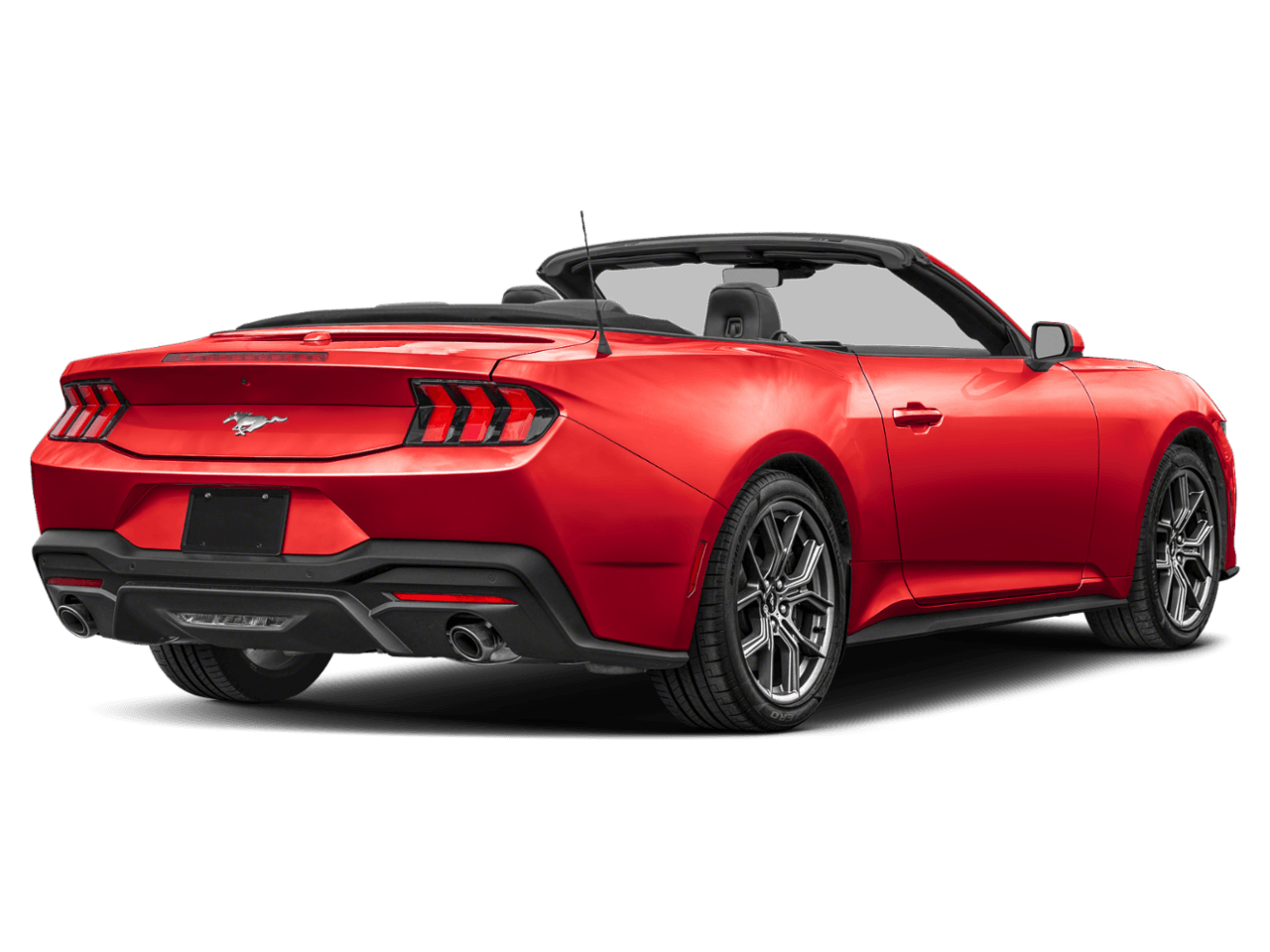 2026 Ford Mustang EcoBoost - Rear 3/4, facing to the right