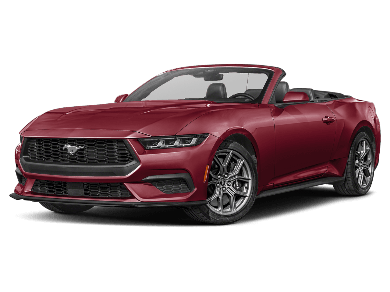 2026 Ford Mustang EcoBoost - Front 3/4, facing to the left