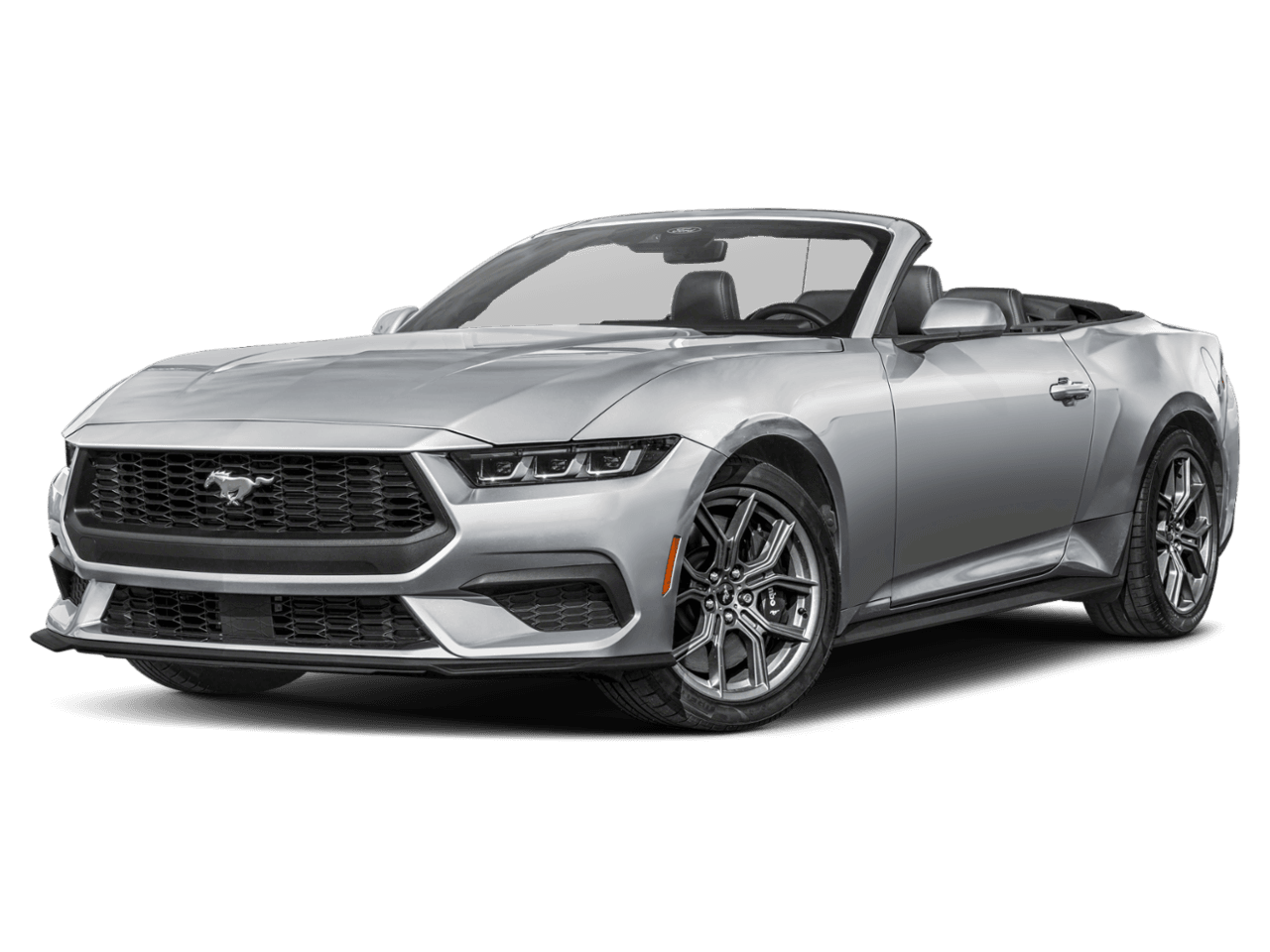 2026 Ford Mustang EcoBoost - Front 3/4, facing to the left