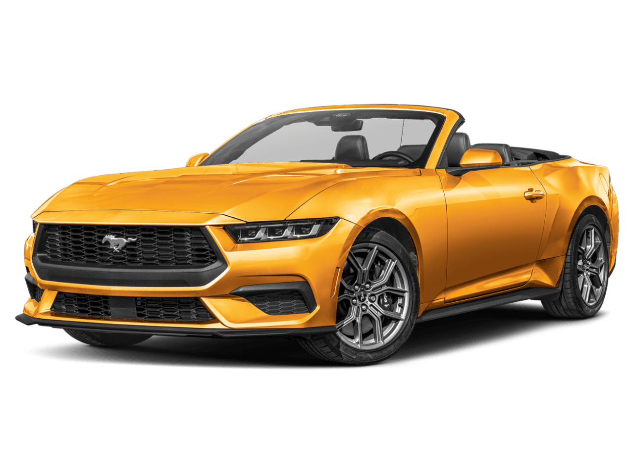 2026 Ford Mustang EcoBoost - Front 3/4, facing to the left