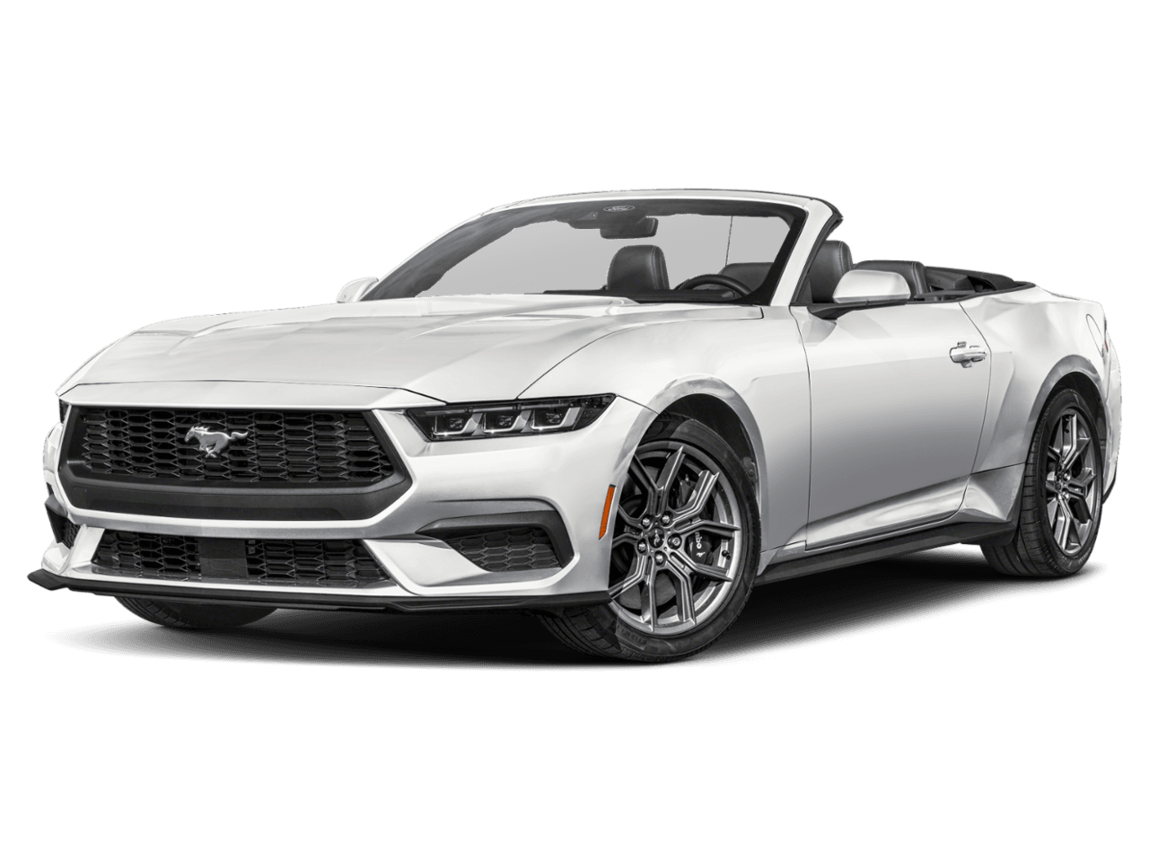 2026 Ford Mustang EcoBoost - Front 3/4, facing to the left