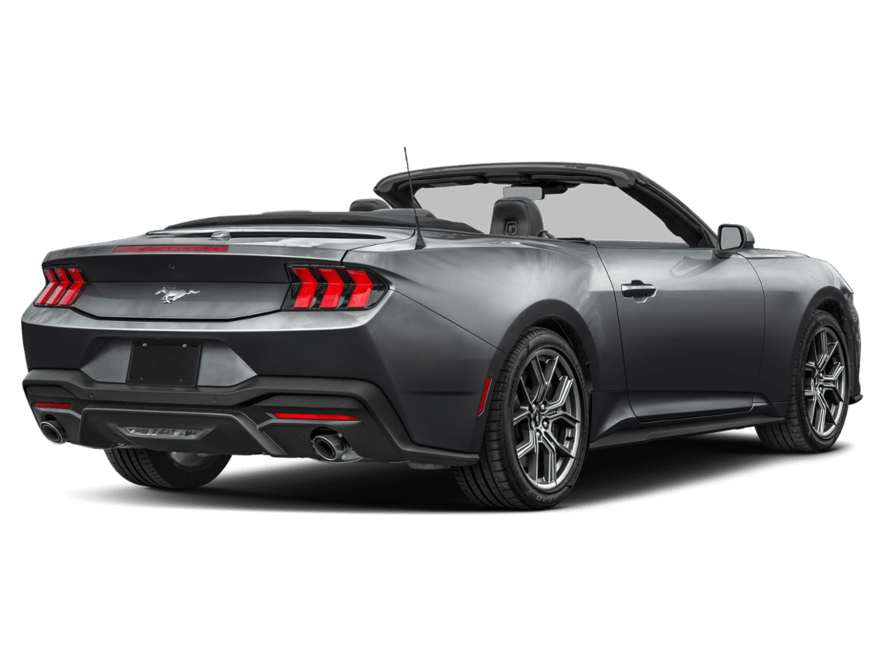 2026 Ford Mustang EcoBoost - Rear 3/4, facing to the right