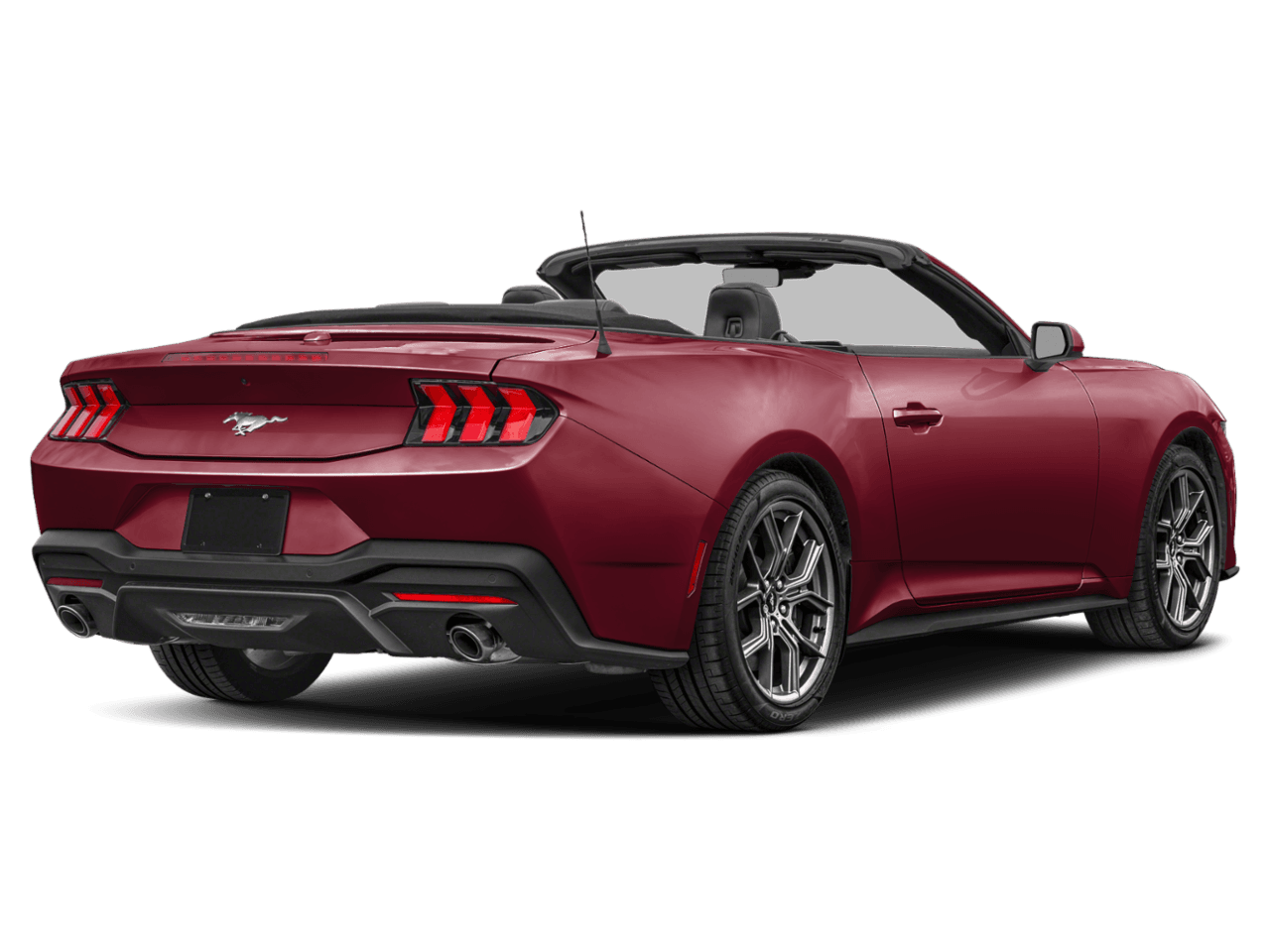 2026 Ford Mustang EcoBoost - Rear 3/4, facing to the right