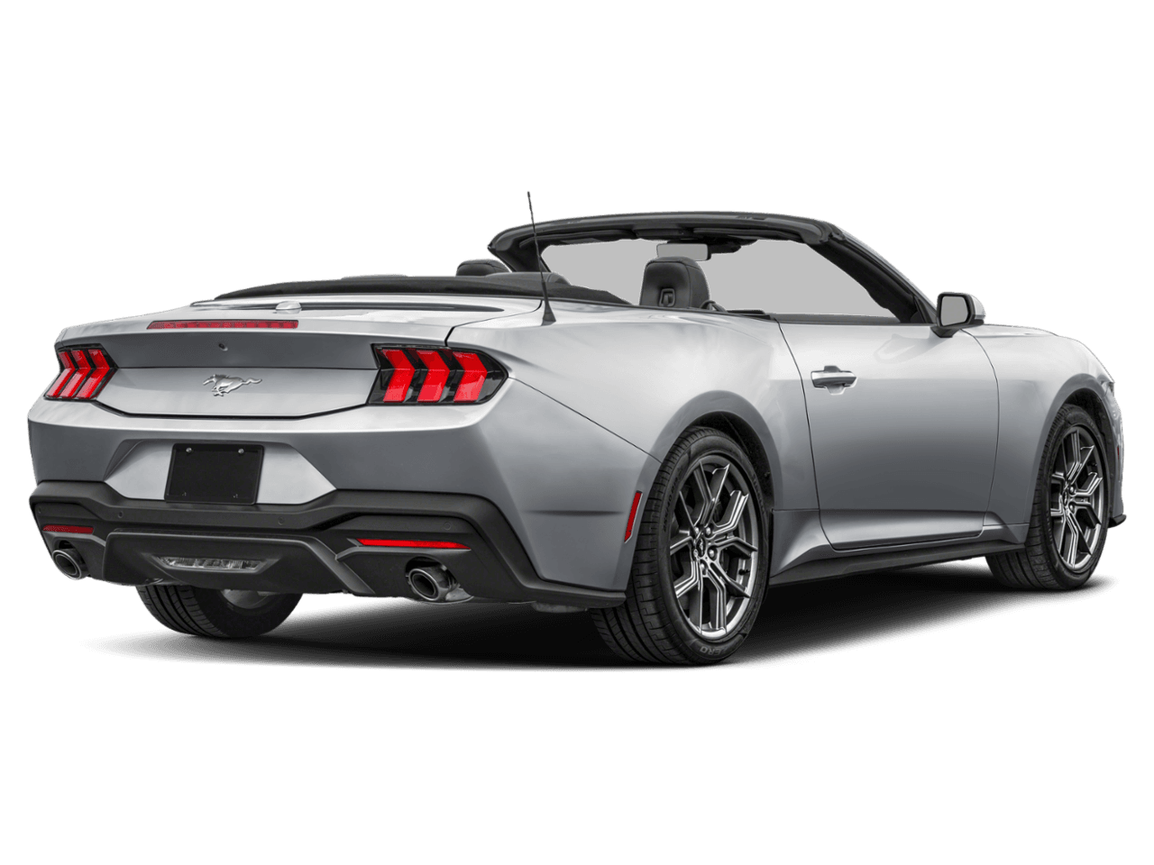 2026 Ford Mustang EcoBoost - Rear 3/4, facing to the right