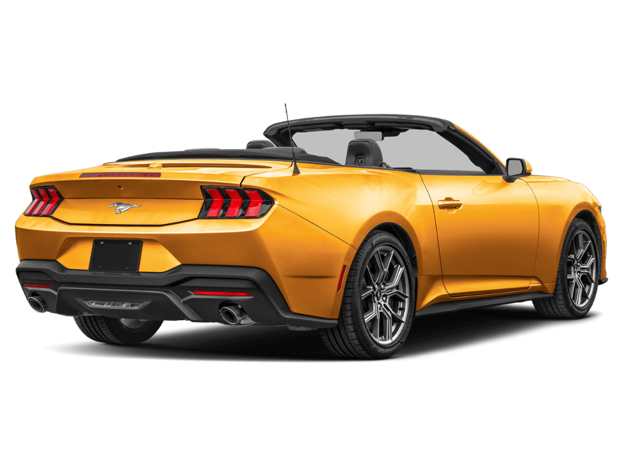 2026 Ford Mustang EcoBoost - Rear 3/4, facing to the right
