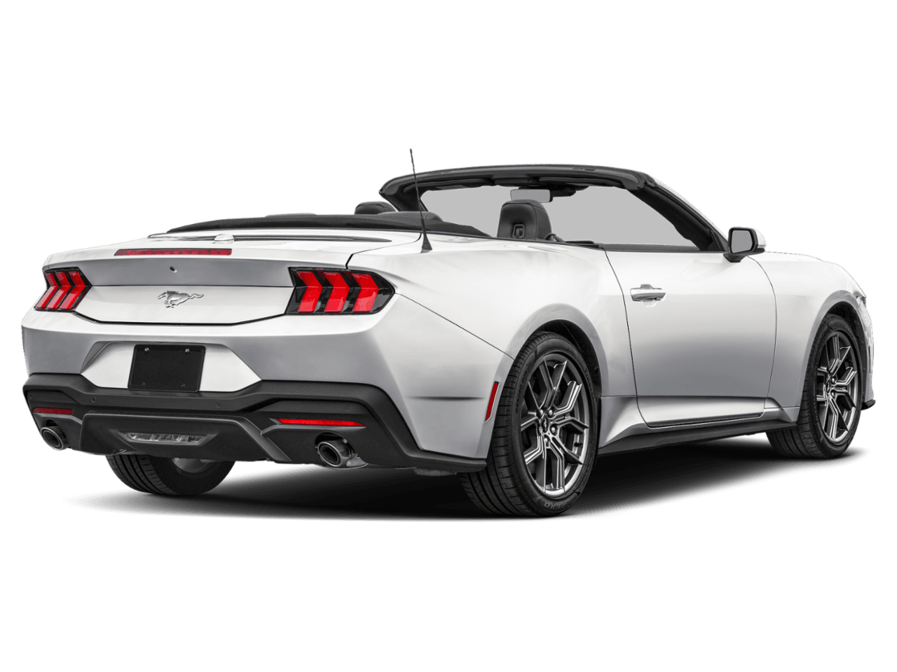 2026 Ford Mustang EcoBoost - Rear 3/4, facing to the right