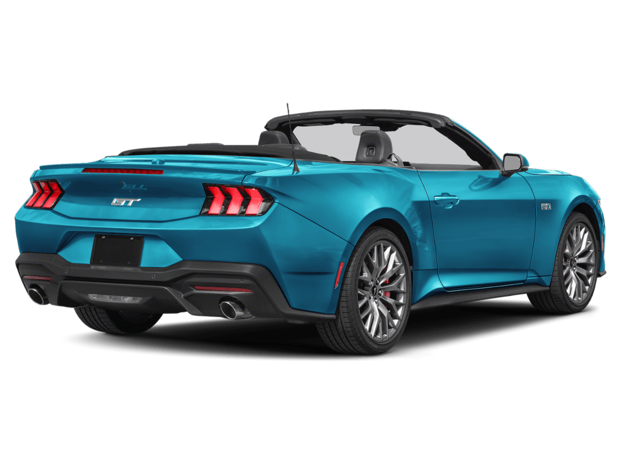 2026 Ford Mustang GT - Rear 3/4, facing to the right