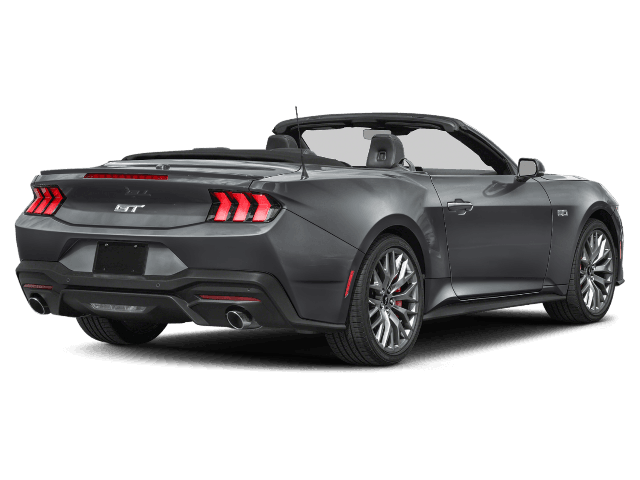 2026 Ford Mustang GT - Rear 3/4, facing to the right