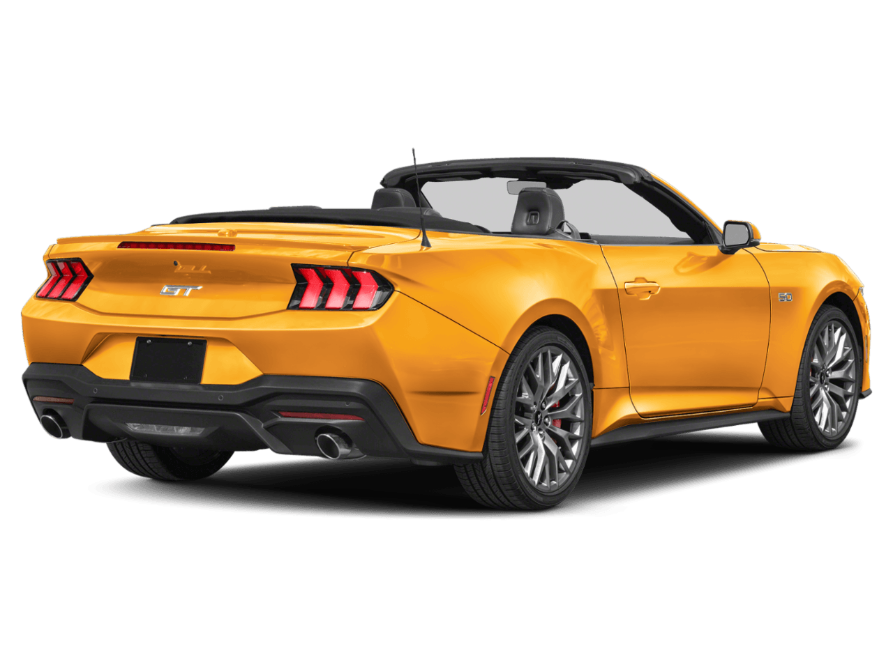 2026 Ford Mustang GT - Rear 3/4, facing to the right