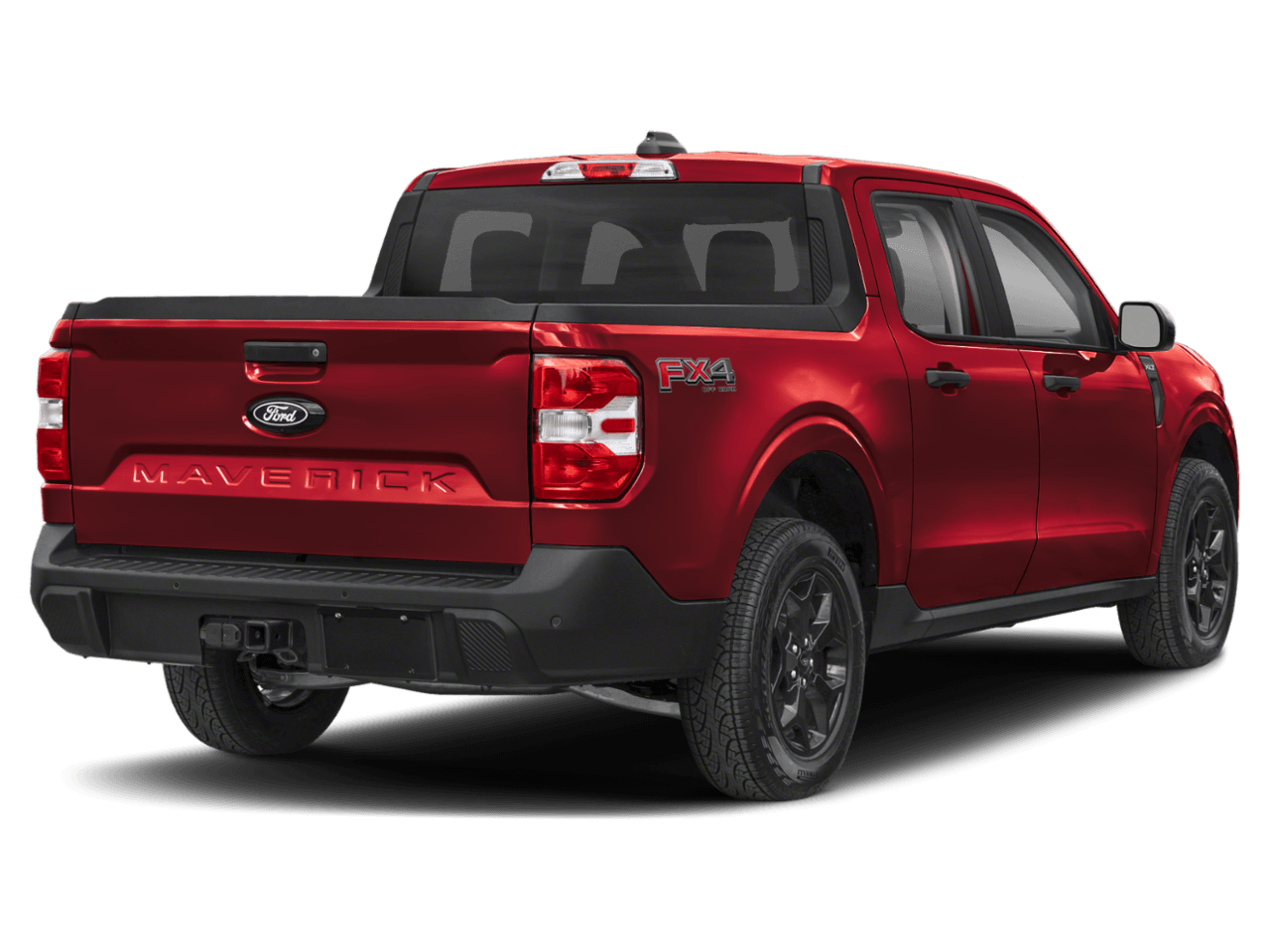 2026 Ford Maverick XLT - Rear 3/4, facing to the right