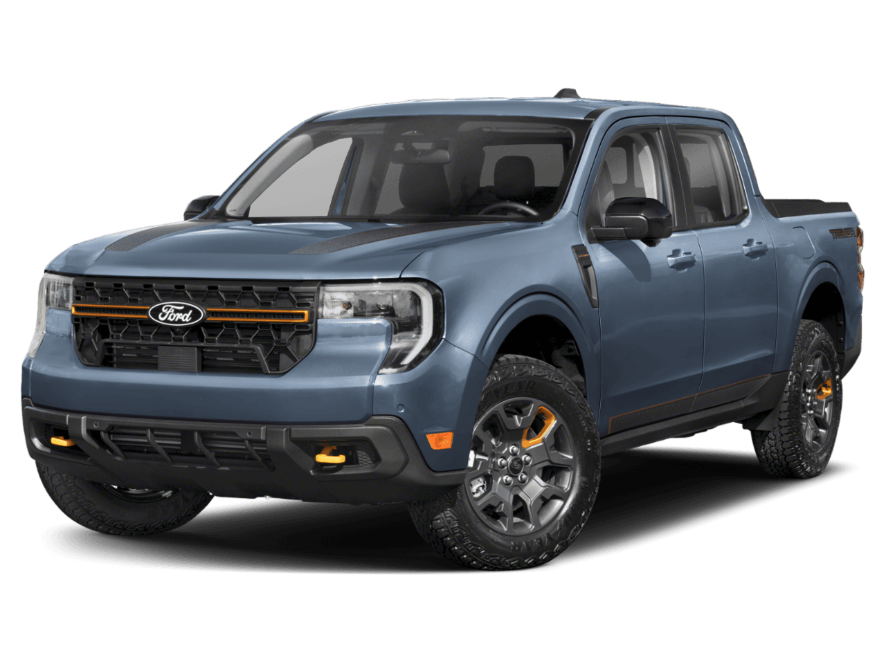 2026 Ford Maverick Tremor - Front 3/4, facing to the left