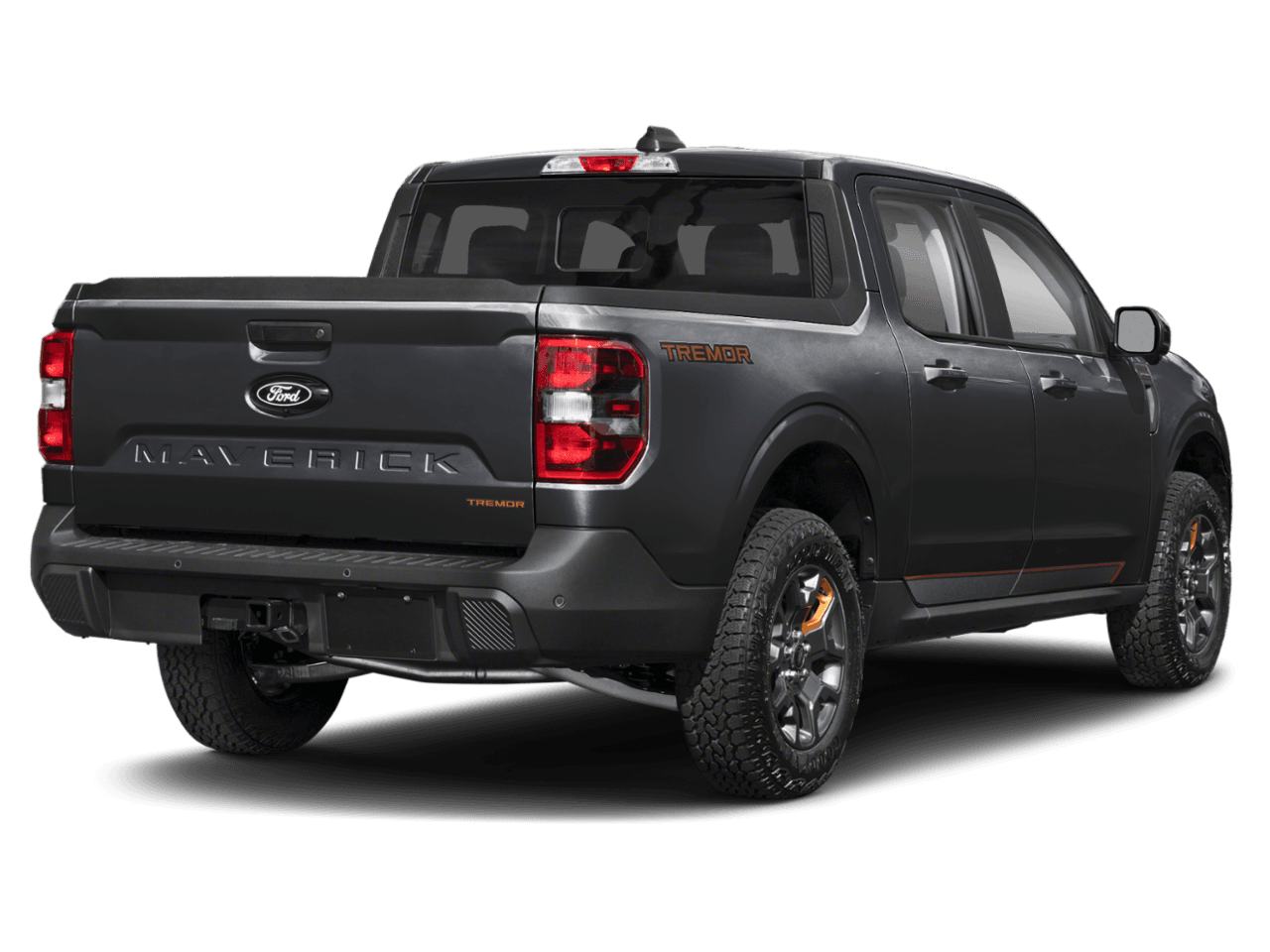 2026 Ford Maverick Tremor - Rear 3/4, facing to the right